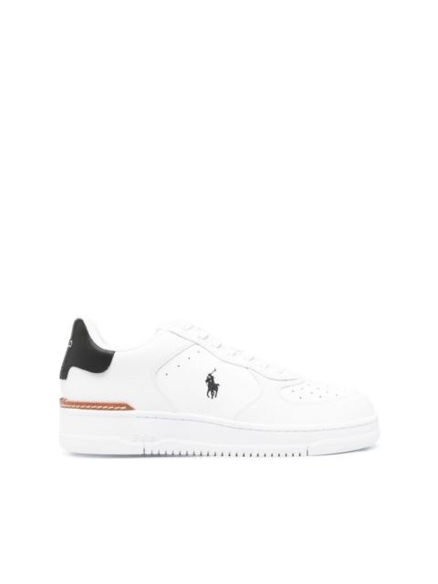 Polo Pony leather sneakers