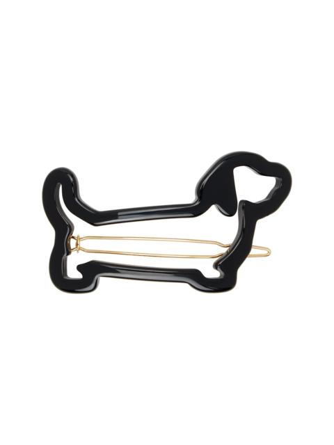 Black Acetate Hector Hair Clip