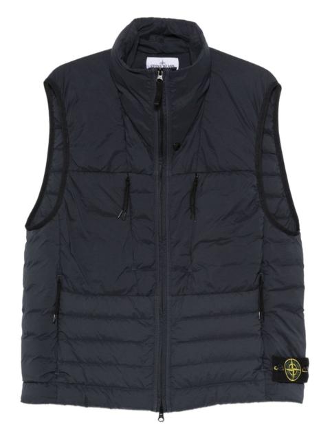 zip quilted jacket