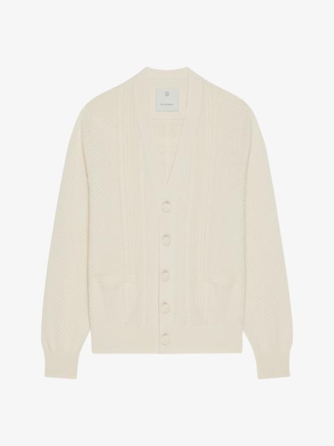 4G CABLE-KNIT CARDIGAN