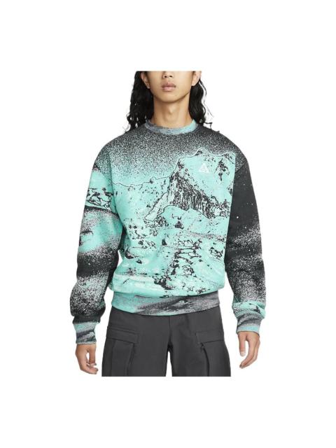 Nike ACG Therma-FIT CREW printed top 'Green' DQ5792-369