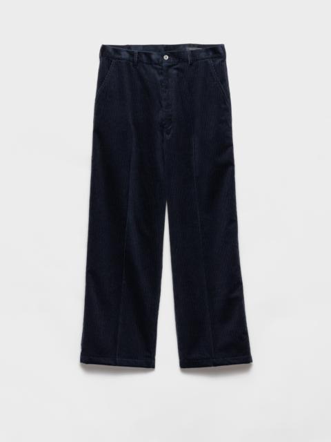 Cashmere and cotton corduroy pants