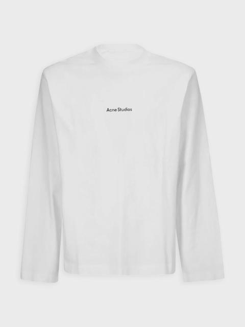 T-shirt Long Sleeve Logo White