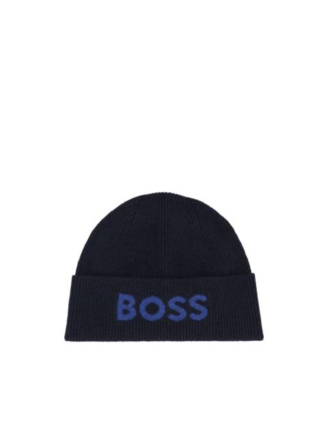 logo detail beanie