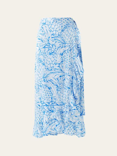 Danni Pineapple Wrap Skirt