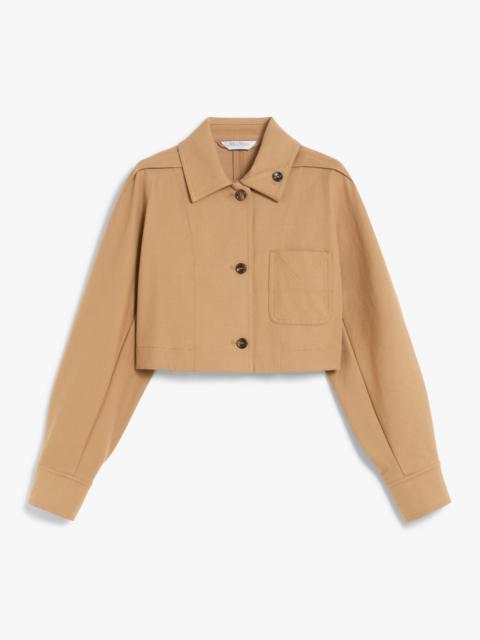 SMALTO Stretch twill short jacket