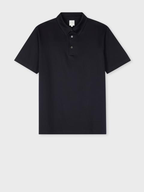 Navy Interlock Polo Shirt