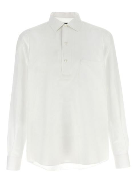 long-sleeve polo shirt