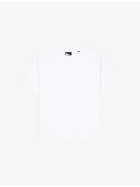 Round-Neck Relaxed-Fit Cotton-Blend T-Shirt