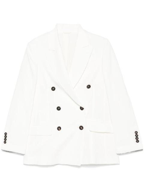 double-breasted blazer