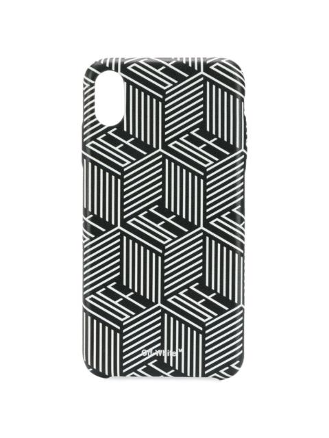 graphic logo print iPhone XS MAX case