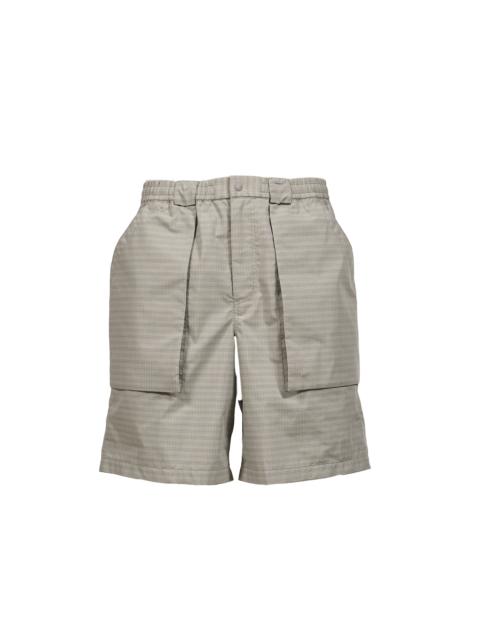TECH 3D POCKET CARGO SHORTS SUMMER PLAID / LT.GRY