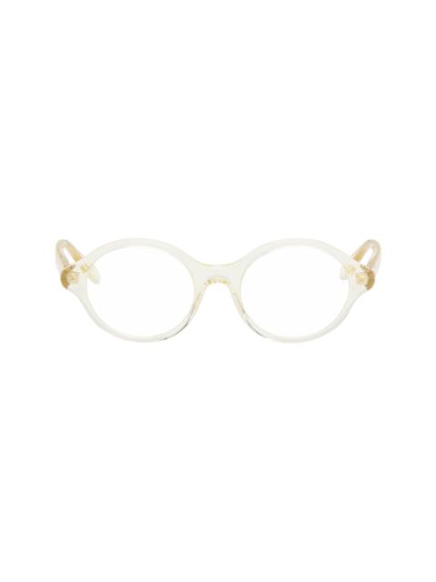 Beige Slim Glasses