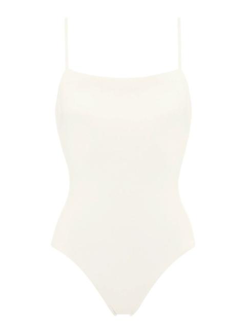Aquarelle square-neck swimsuit