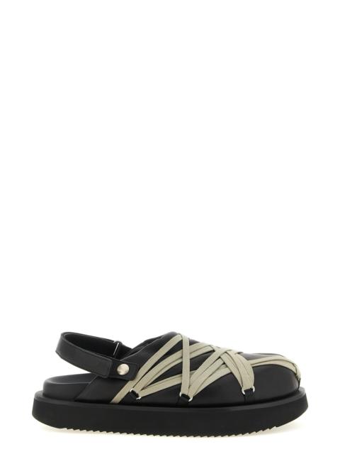 'Padded Megalace Platform' Sabots