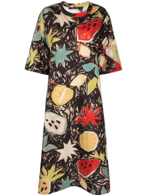 Darby fruit-print dress