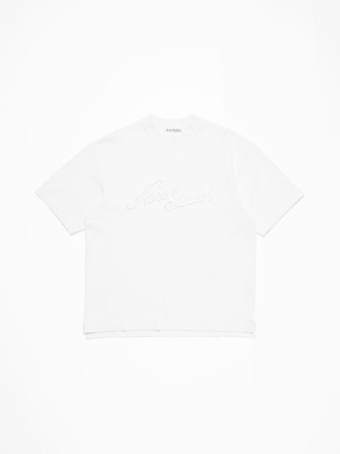 Logo t-shirt - Relaxed fit - Optic White