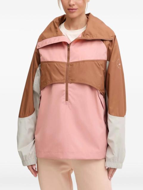 half-zip fastening long-sleeve jacket