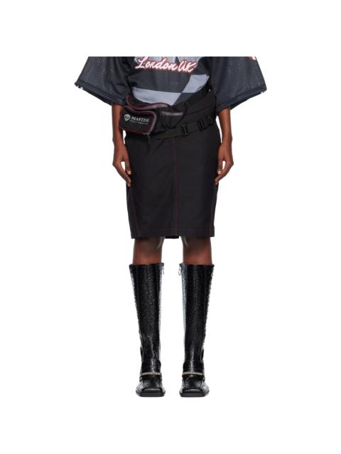 Black Bumbag Miniskirt