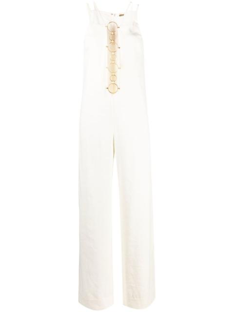 Raye  linen-blend jumpsuit