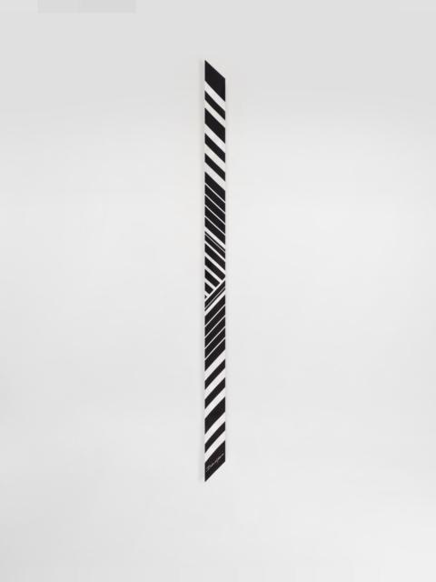 Cotton headscarf with striped and polka-dot print (6x100)