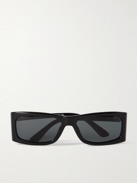 Rectangular-frame Acetate Sunglasses