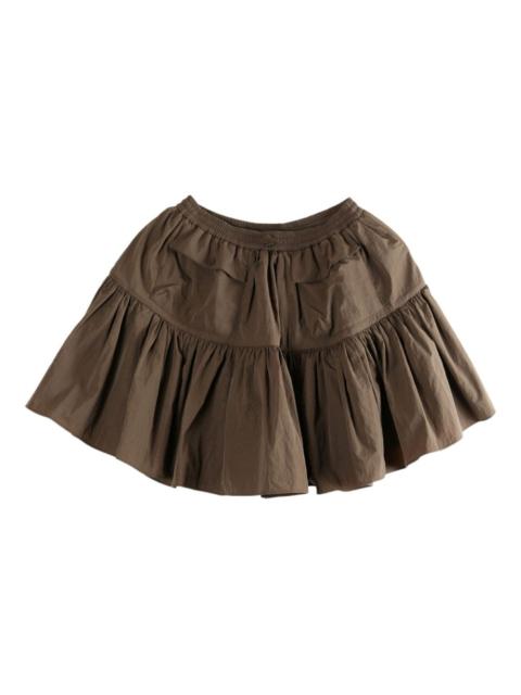 ruffled pocket skirt