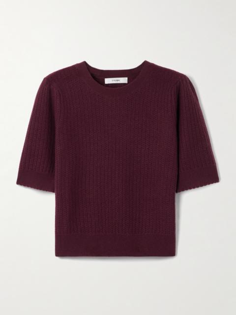 Pointelle-knit Cashmere Sweater