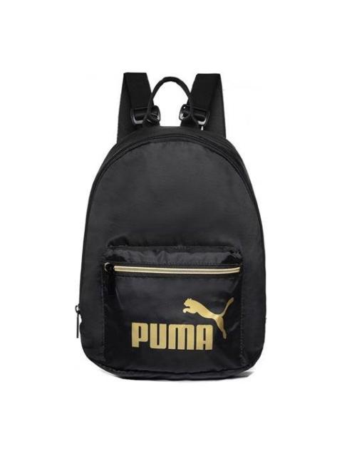 (WMNS) PUMA Core Seasonal Archive Backpack 'Black Gold' 076572-01