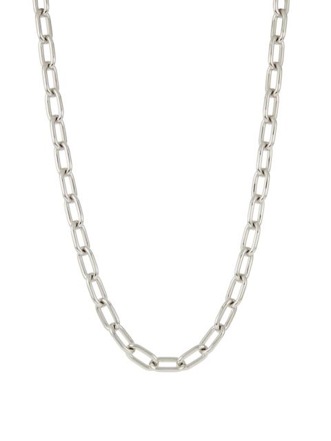 Medium Chain Necklace in White Gold 18K