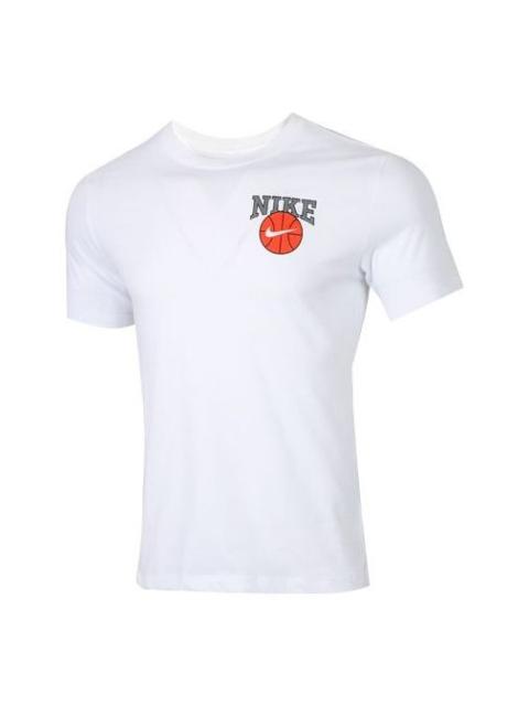 Nike Dri-FIT Dunk On U Basketball Printing Short Sleeve White CD1287-100