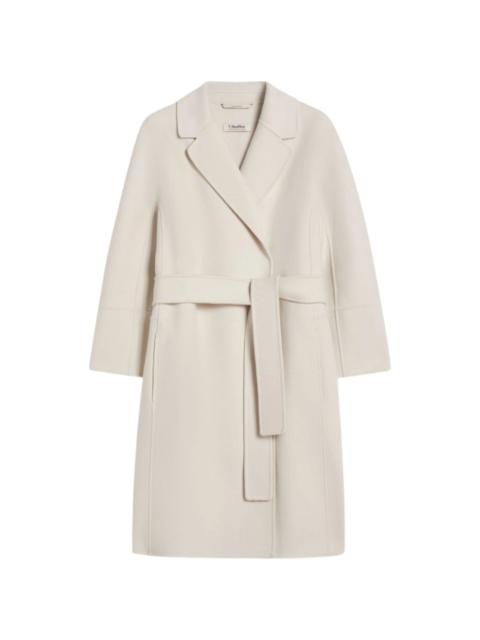 belted collar coat
