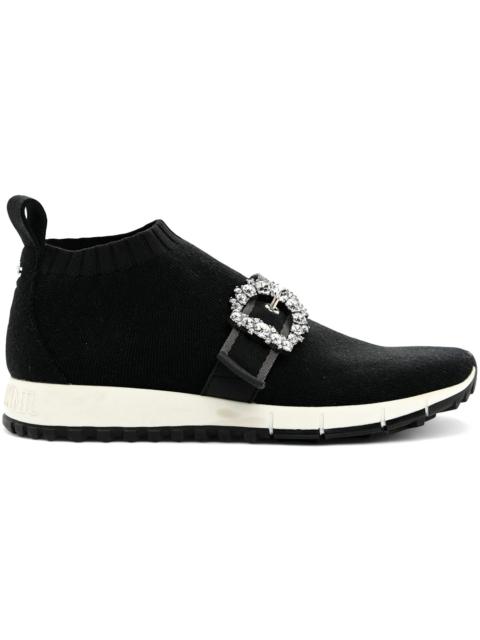 Jimmy Choo Knit Crystal Cheri Oakland Sneaker Black Crystal (Women's)