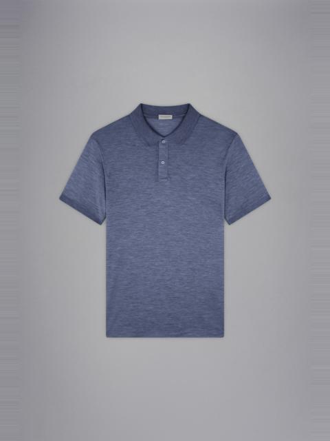 COTTON AND SILK POLO SHIRT
