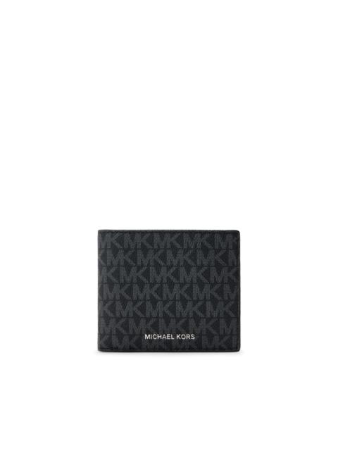 monogram-jacquard wallet