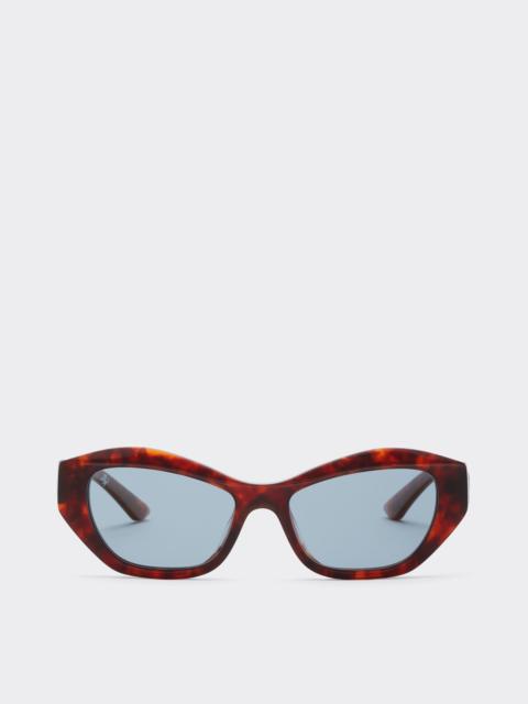Ferrari sunglasses in  Havana redacetate  with blue polarized lenses