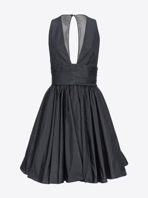MINI TAFFETA DRESS