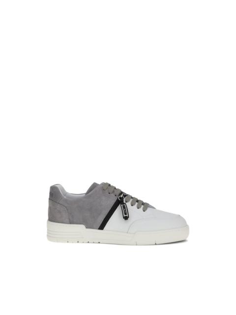zip-detail sneakers