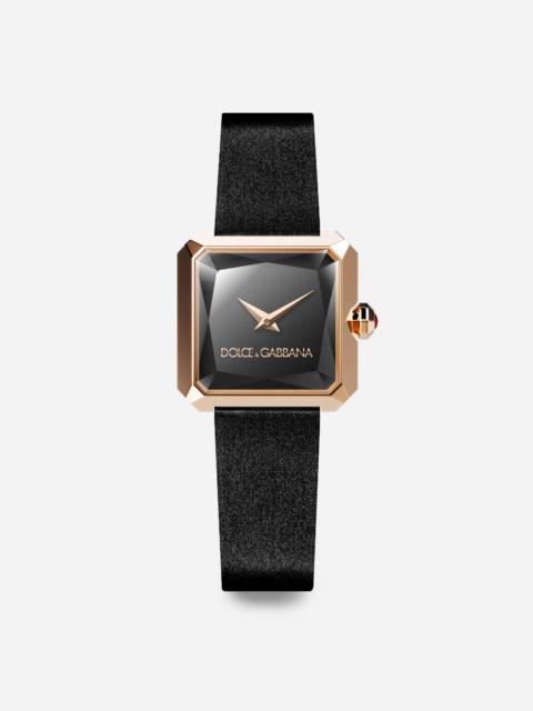 Sofia red gold watch