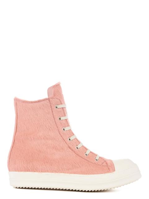 high-top haircalf sneakers