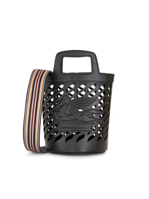 Coffa leather bucket bag
