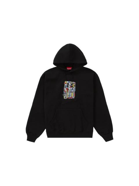 Supreme Neil Blender Mosaic Hooded Sweatshirt Black