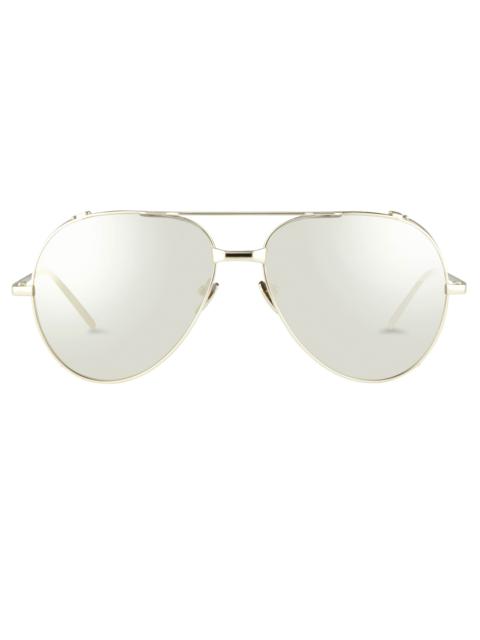 LINDA FARROW 426 C2 AVIATOR SUNGLASSES