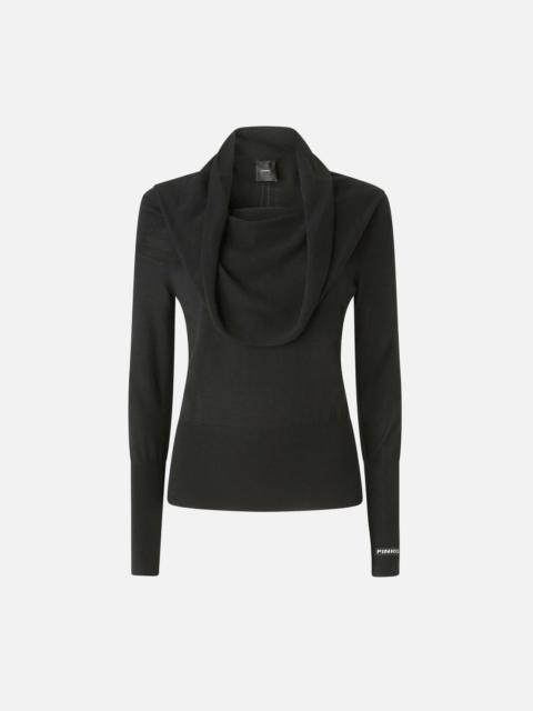 SWEATER WITH SHAWL COLLAR