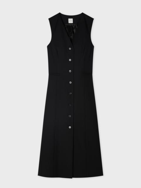 Women's A Suit To Travel In - Black Tailored Sleeveless Dress