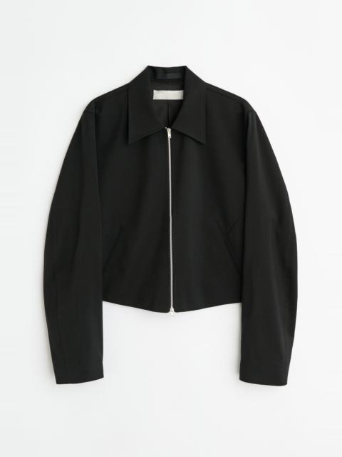 Statue Jacket Black Worsted Wool