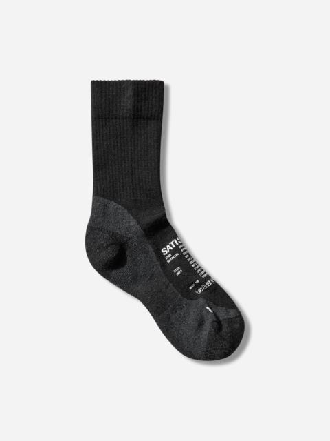 Merino Nylon Tube Socks Black