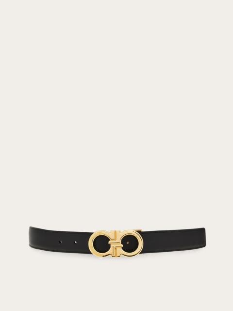 Reversible and adjustable Gancini belt