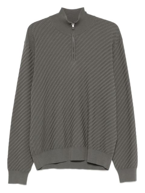 half-zip sweater