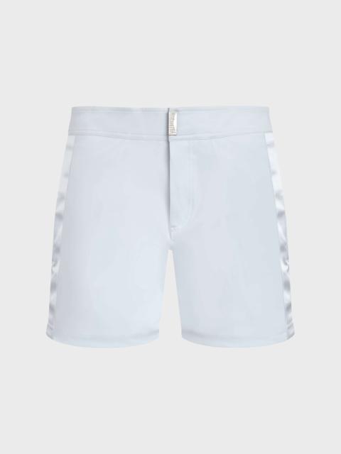 MEN FLAT BELT SWIM SHORTS TAILORING